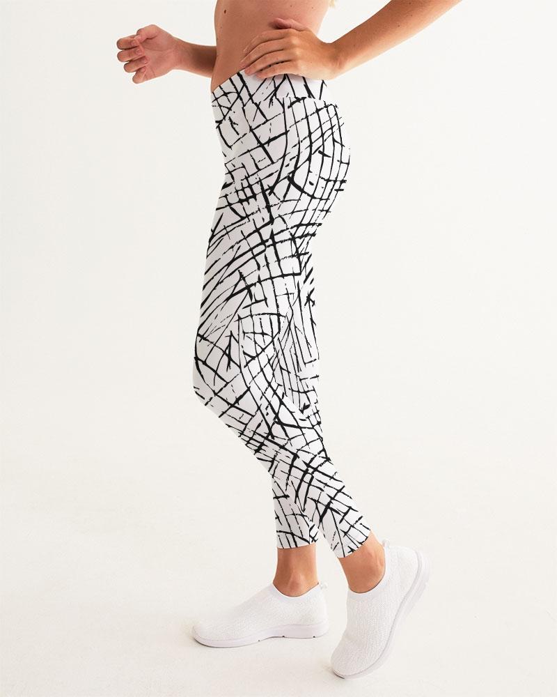 Lines and Pops Women's Fitness Leggings-cloth-Digital Rawness