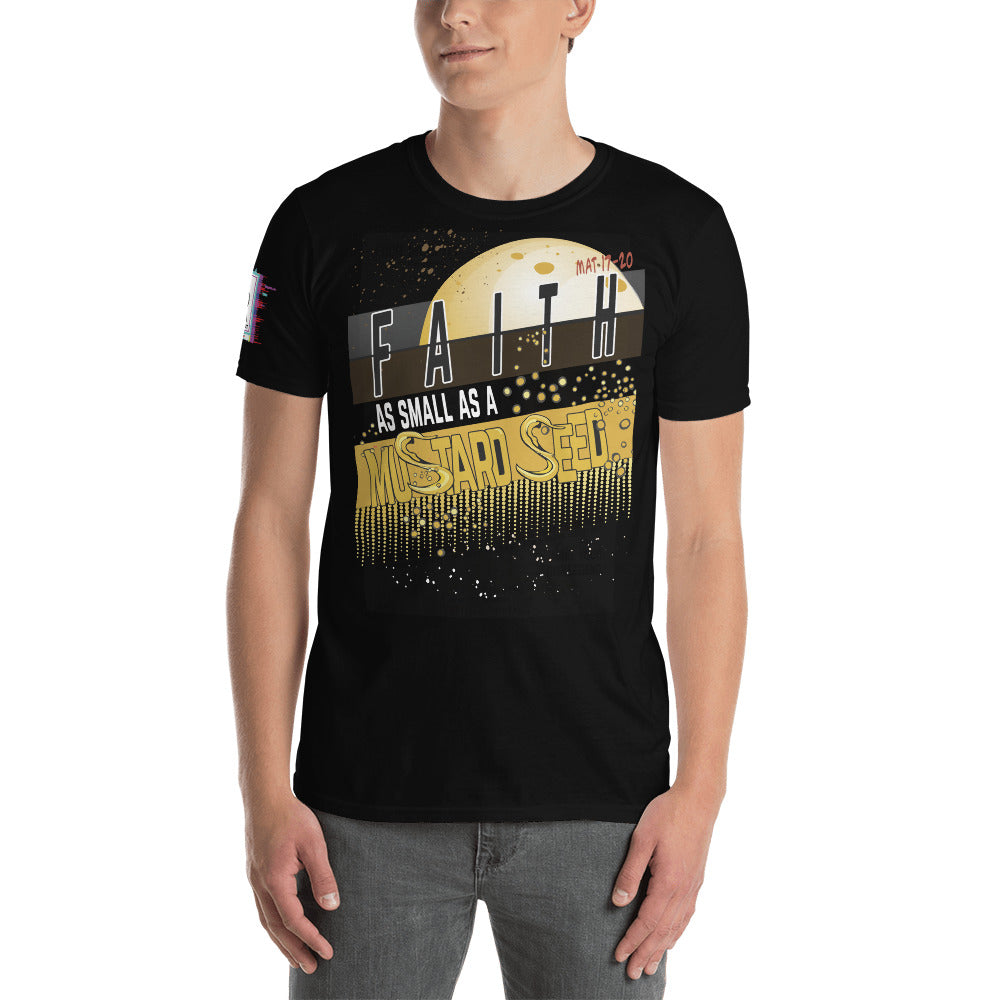 Unisex Basic Softstyle T-Shirt Black Front View - Digital Rawness