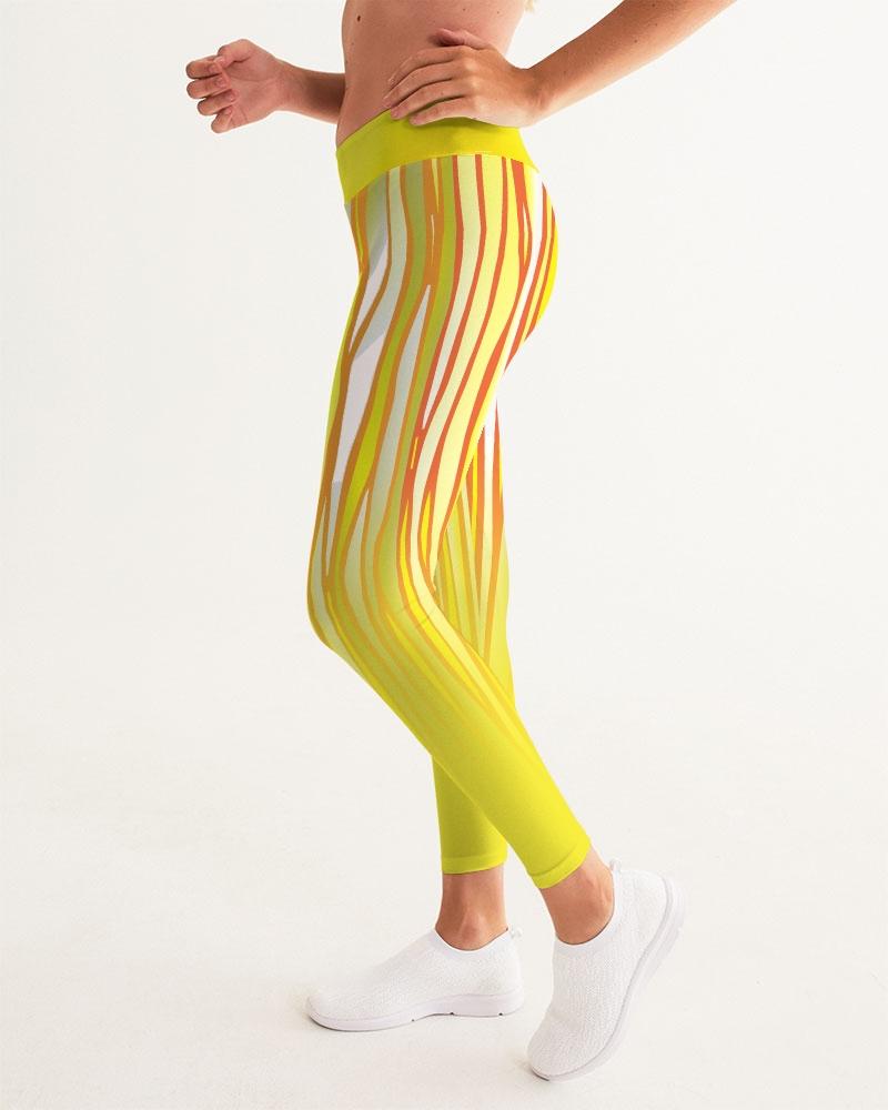 Yellow Rage's Women's Activewear Leggings-cloth-Digital Rawness
