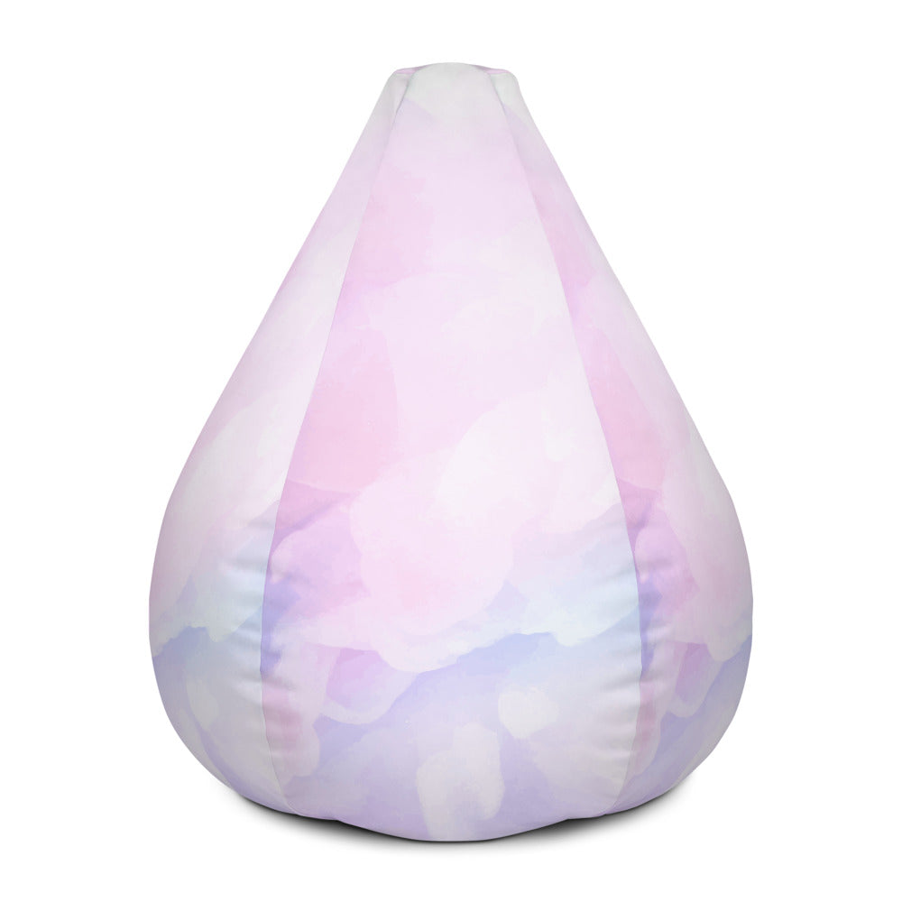 Pinky Cloud Bean Bag Chair w/ filling-Bean Bag-Digital Rawness