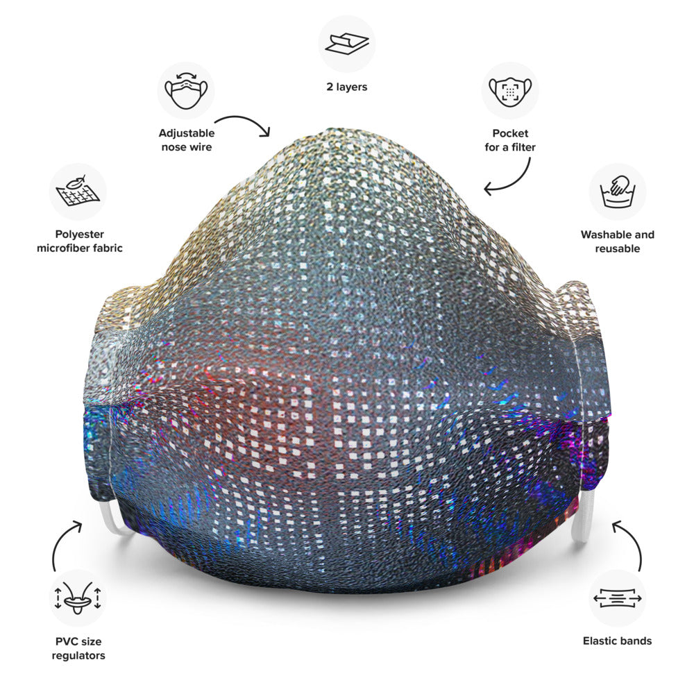 Cloth Face Mask-Digital Rawness