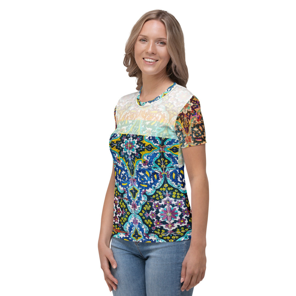 Women's shirt-cloth-Digital Rawness