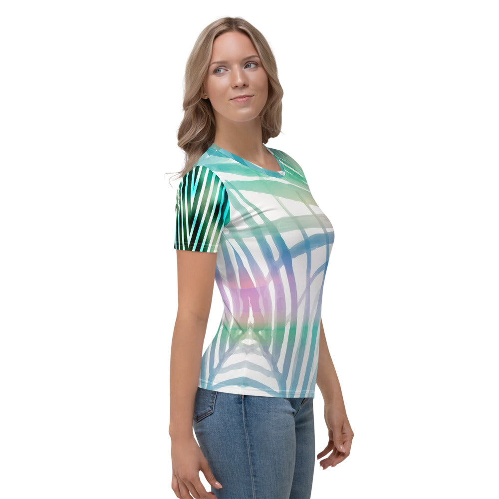 Palms Palms Women's Shirt-Digital Rawness
