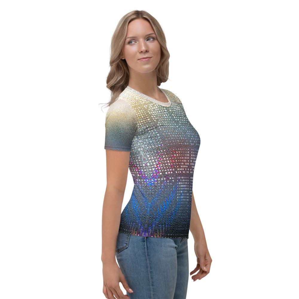 Blue Women's Shirt-Digital Rawness
