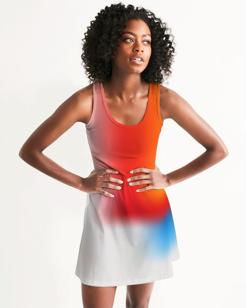 Just A Little Women's Racerback Dress-cloth-Digital Rawness