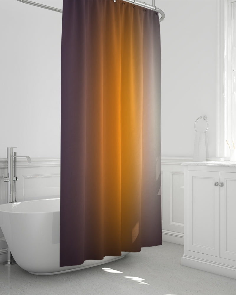 Smokey Orange Shower Curtain 72"x72"-home goods-Digital Rawness