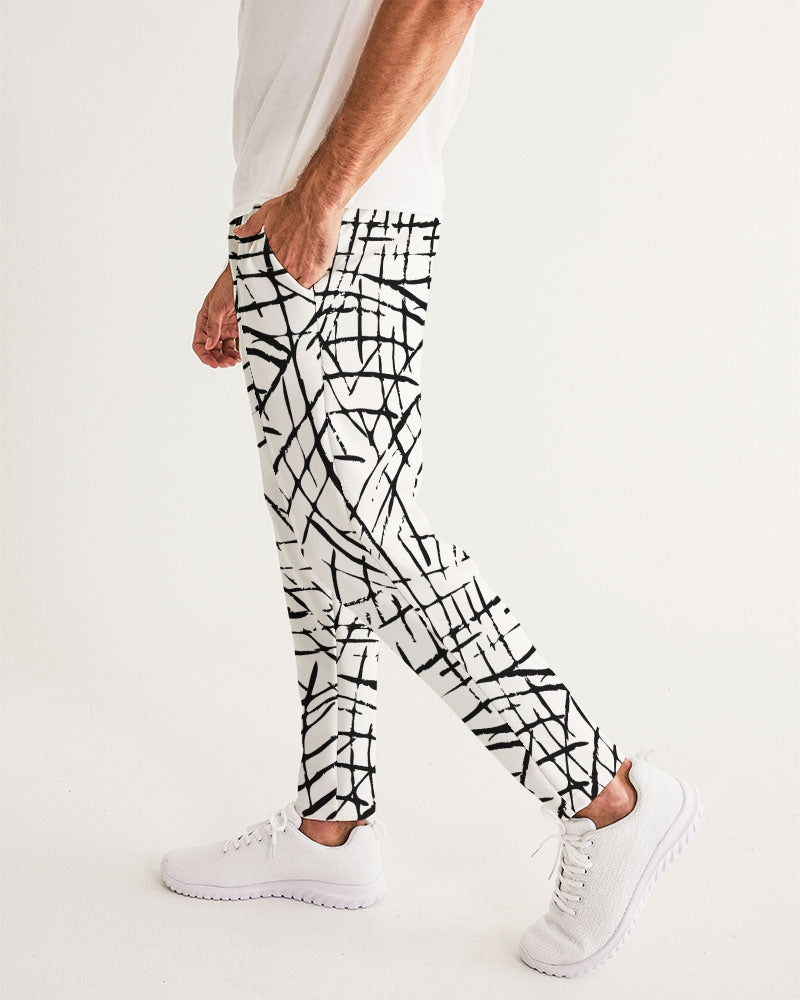 Lines and Pops Men's Joggers-cloth-Digital Rawness