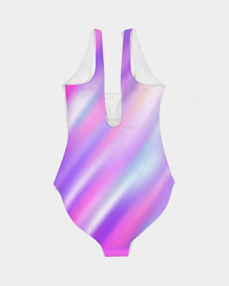 Pretty Punch Women's One Piece Swimsuit-cloth-Digital Rawness