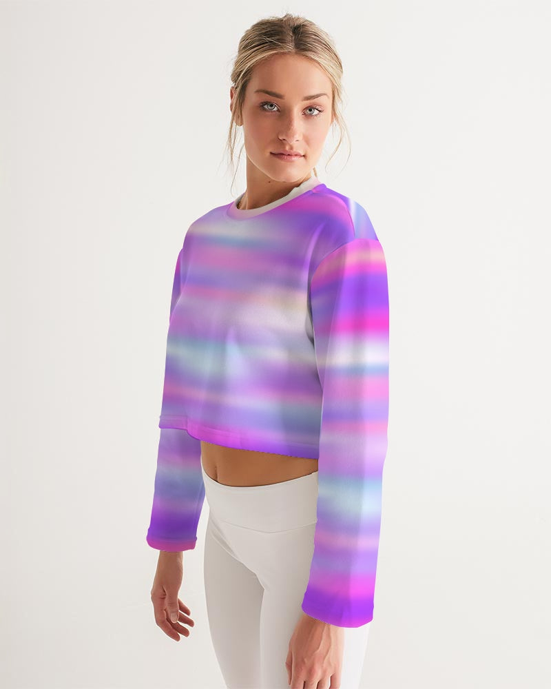 Women's Cropped Sweatshirt-cloth-Digital Rawness