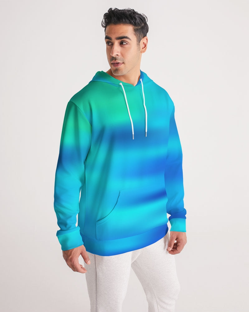 Ocean Shore Blues Men's Hoodie-cloth-Digital Rawness