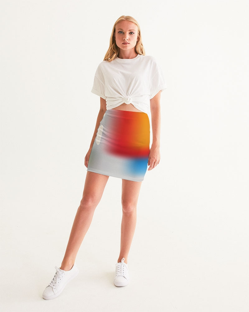 Just A Little Women's Mini Skirt-cloth-Digital Rawness