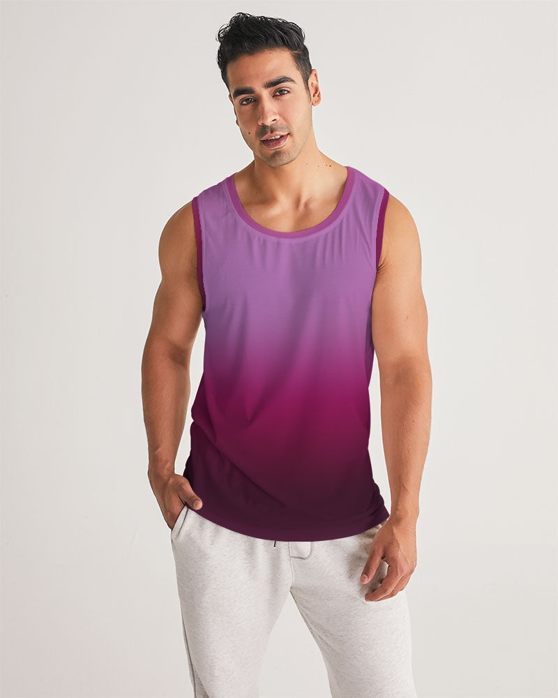 Plum Fade Men's Tank Shirt-cloth-Digital Rawness