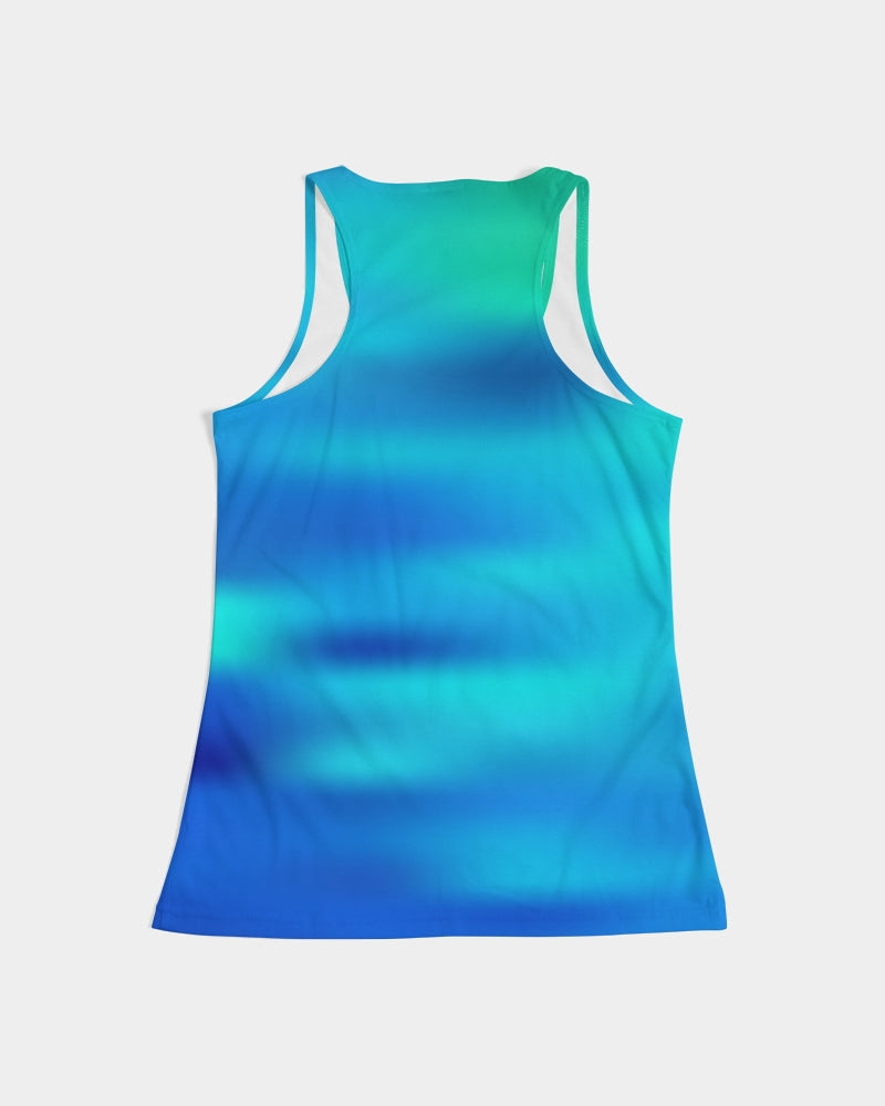 Ocean Shore Blues Women's Tank Top-cloth-Digital Rawness