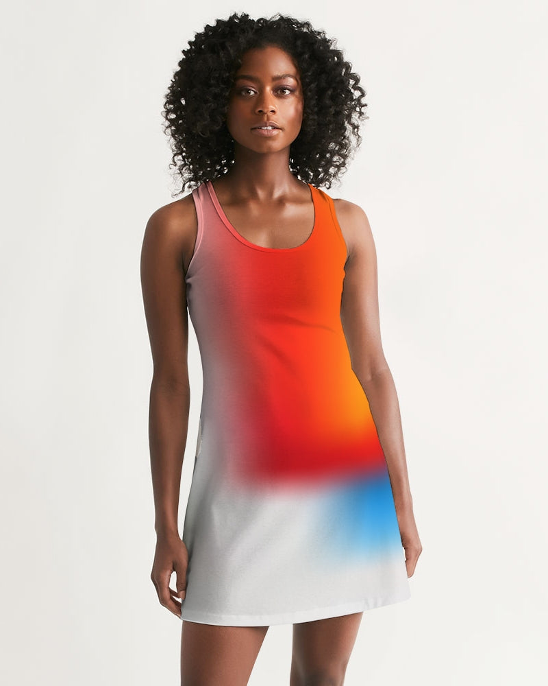 Just A Little Women's Racerback Dress-cloth-Digital Rawness