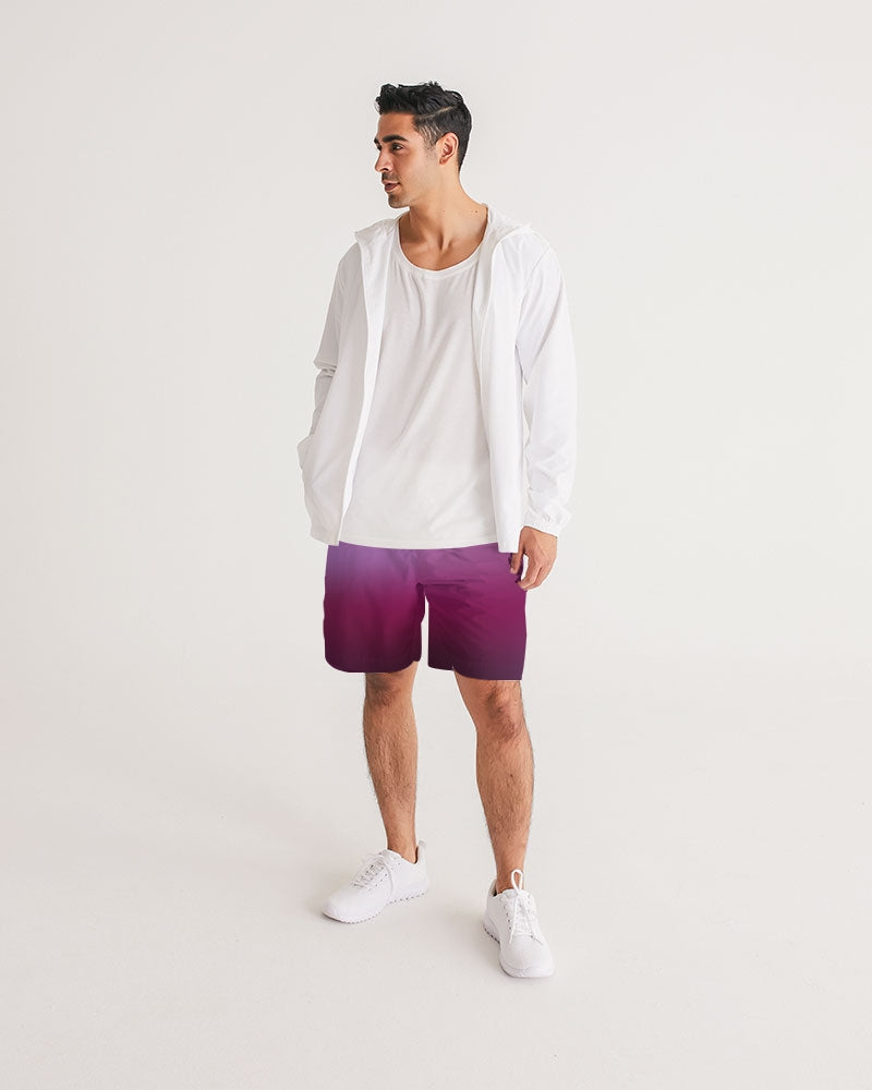 Palm Fade Men's Jogger Shorts-cloth-Digital Rawness