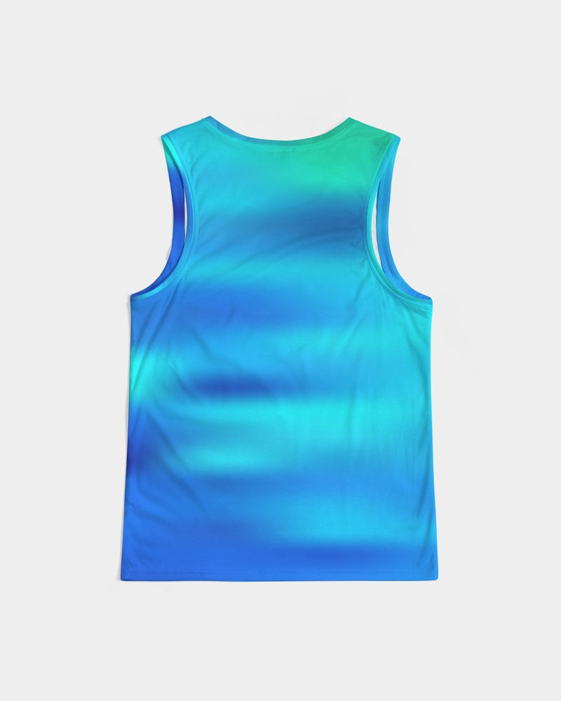 Ocean Shore Blues Men's Tank-cloth-Digital Rawness