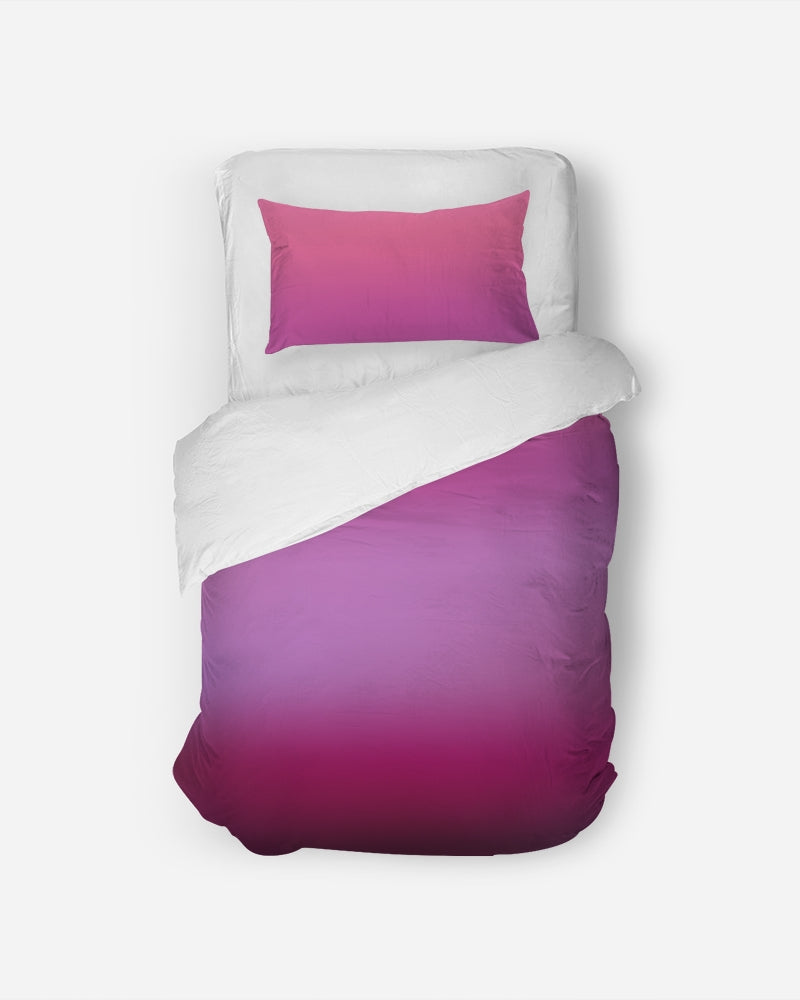 Plum Fade Twin Duvet Cover Set-home goods-Digital Rawness