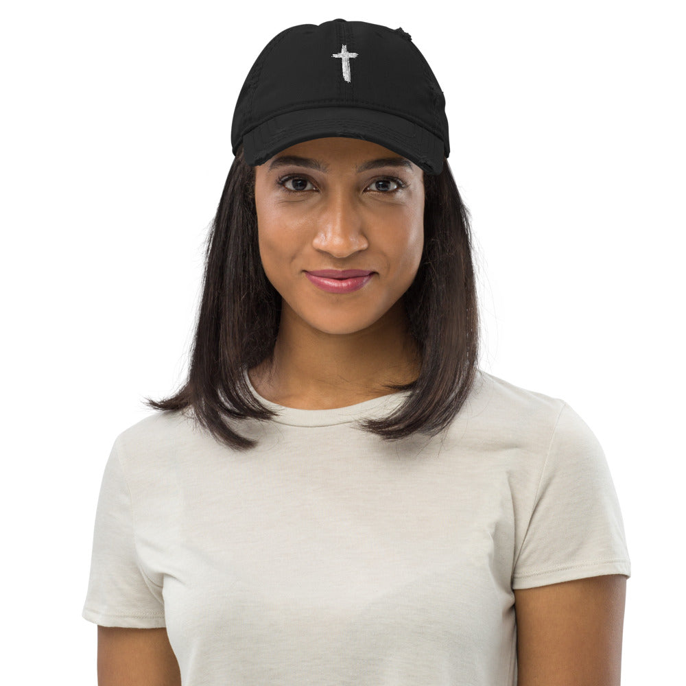 Our Savior Distressed Hat-Christian Cap-Digital Rawness