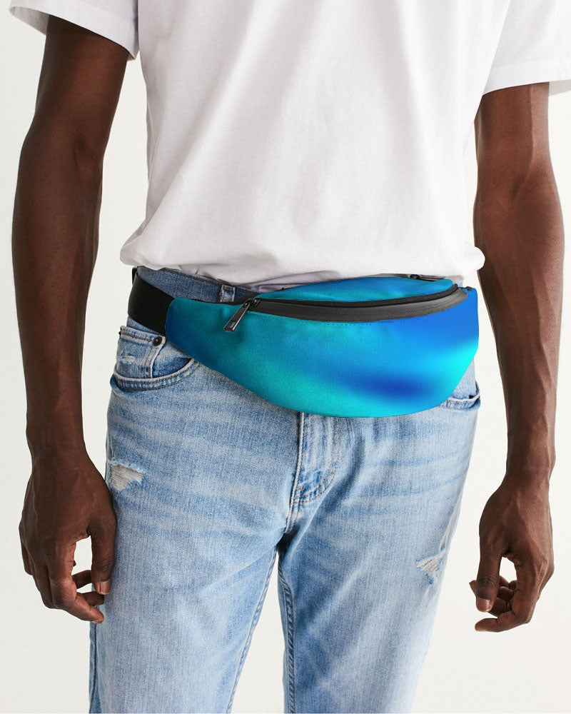 Ocean Shore Blues Fanny Bag-accessories-Digital Rawness