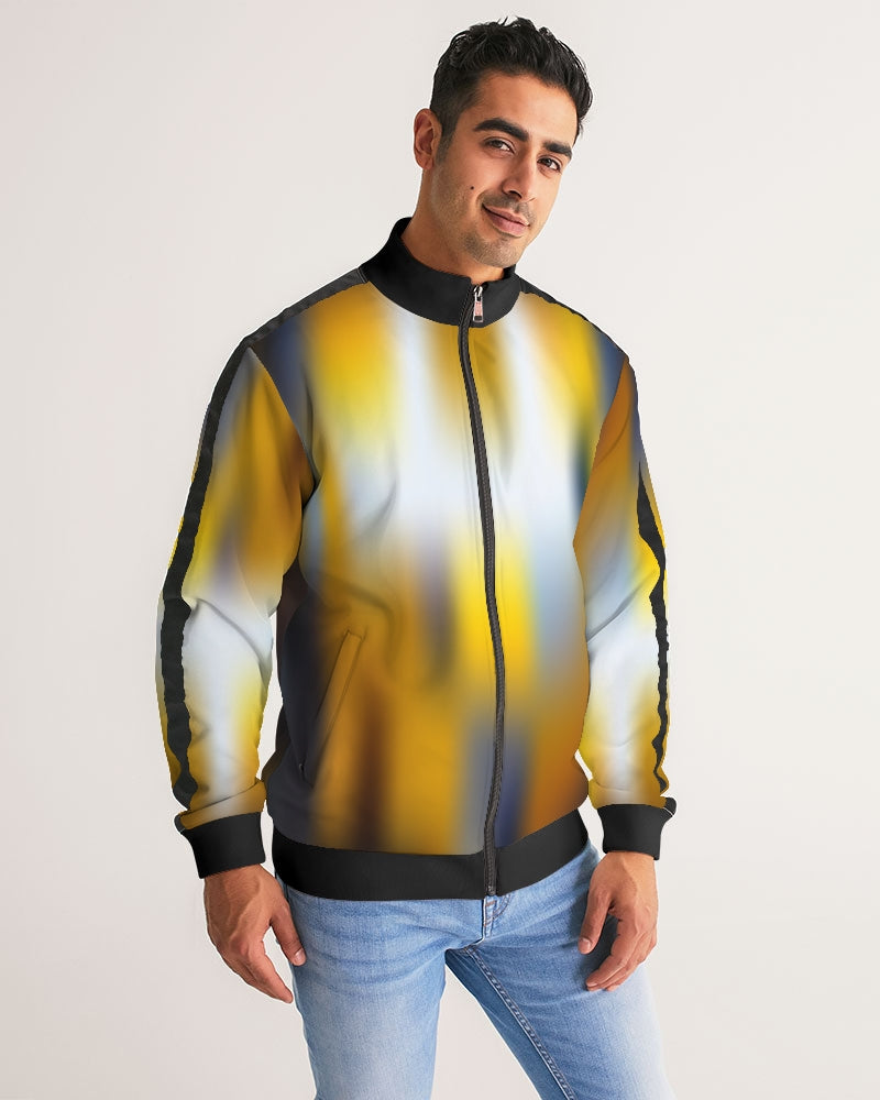 Sun Dust Men's Stripe-Sleeve Track Jacket-cloth-Digital Rawness