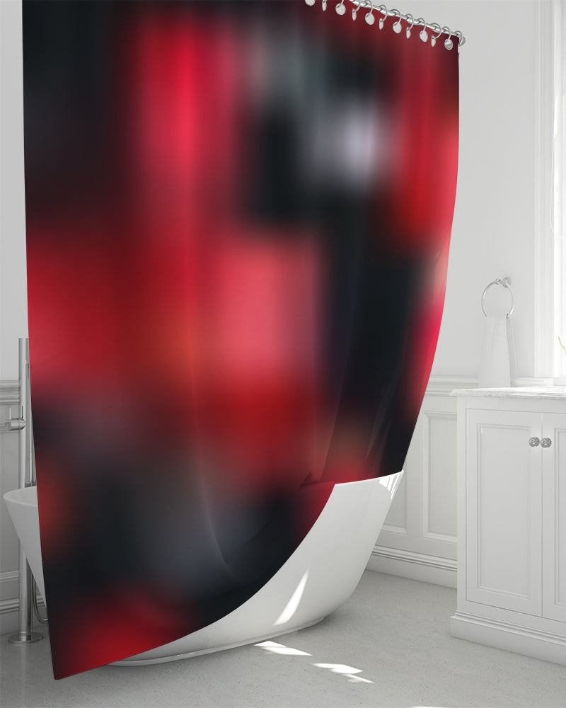 Cherry Bomb Shower Curtain 72"x72"-home goods-Digital Rawness