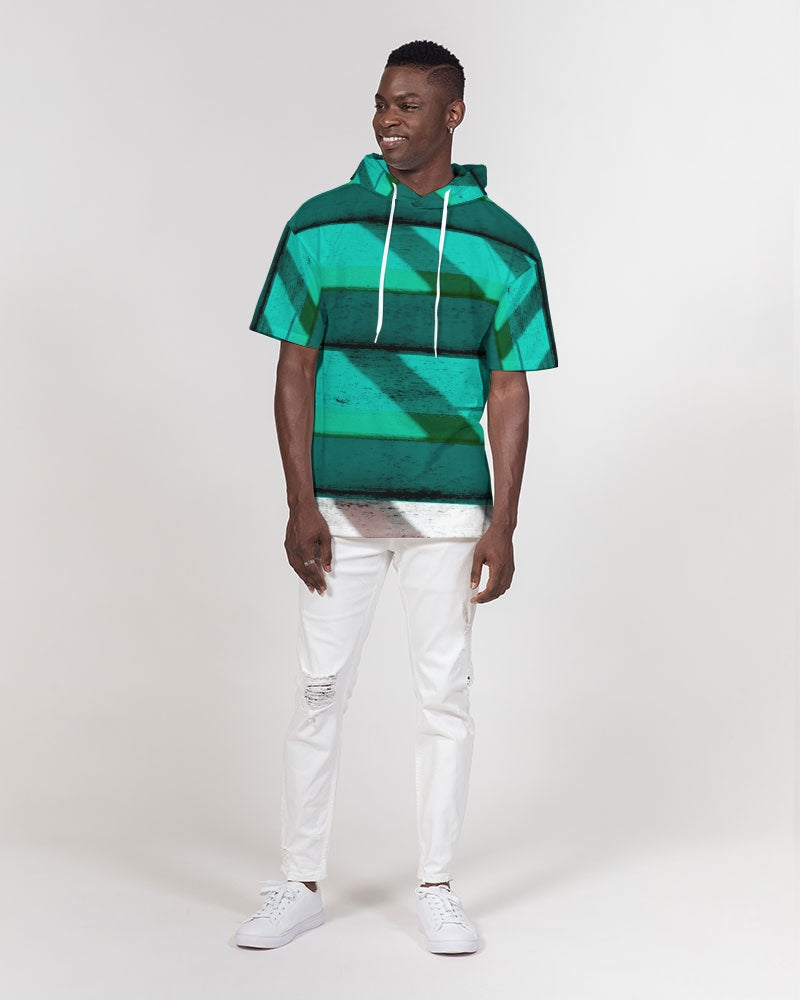 Read Between The Bright Lines Men's Premium Heavyweight Short Sleeve Hoodie-cloth-Digital Rawness