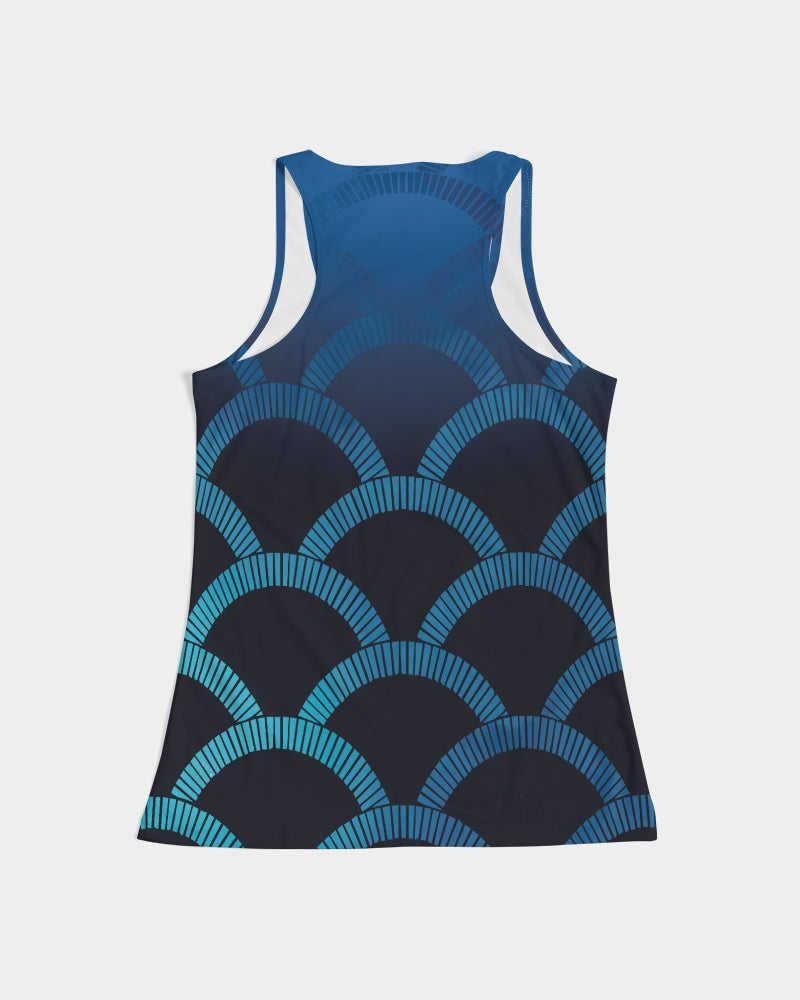 Blue Blues Women's Tank Top-cloth-Digital Rawness