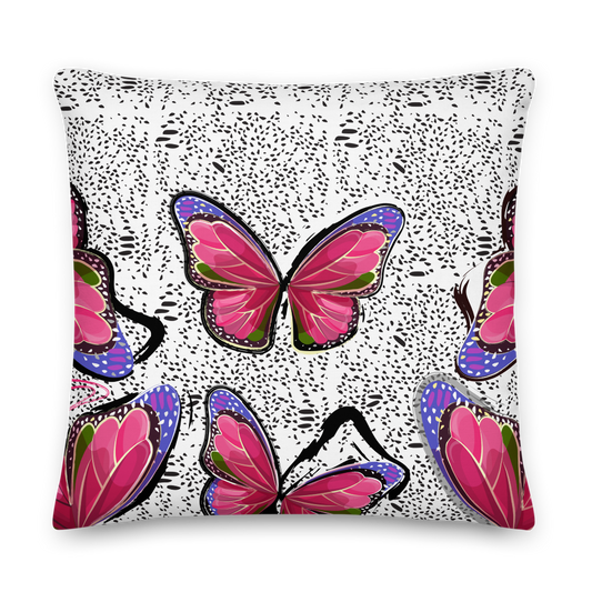 Butterfly Pillow - Dedication - Digital Rawness