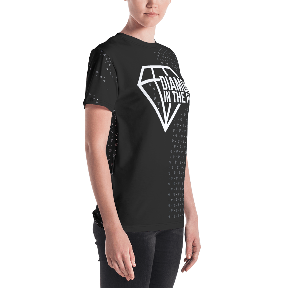 Diamond In The RUFF Women's Shirt Options-Women Casual-Digital Rawness