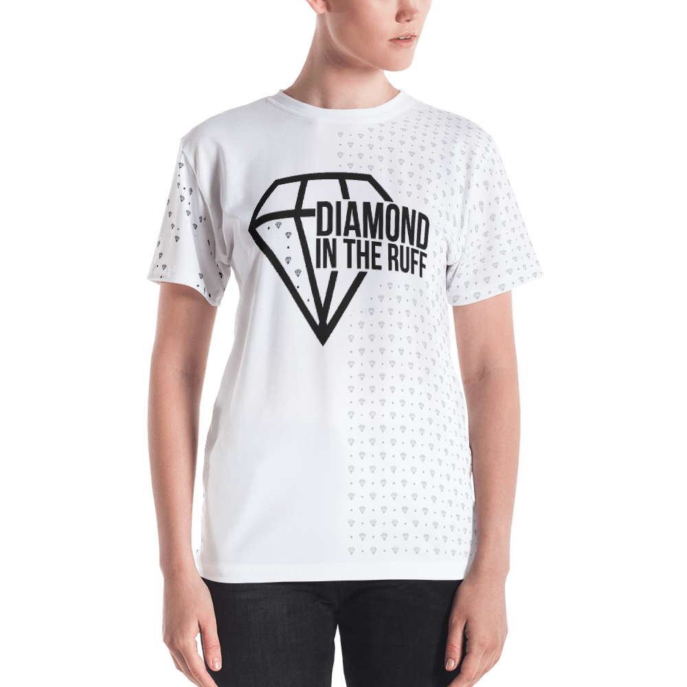 Diamond In The RUFF Women's Shirt Options-Women Casual-Digital Rawness