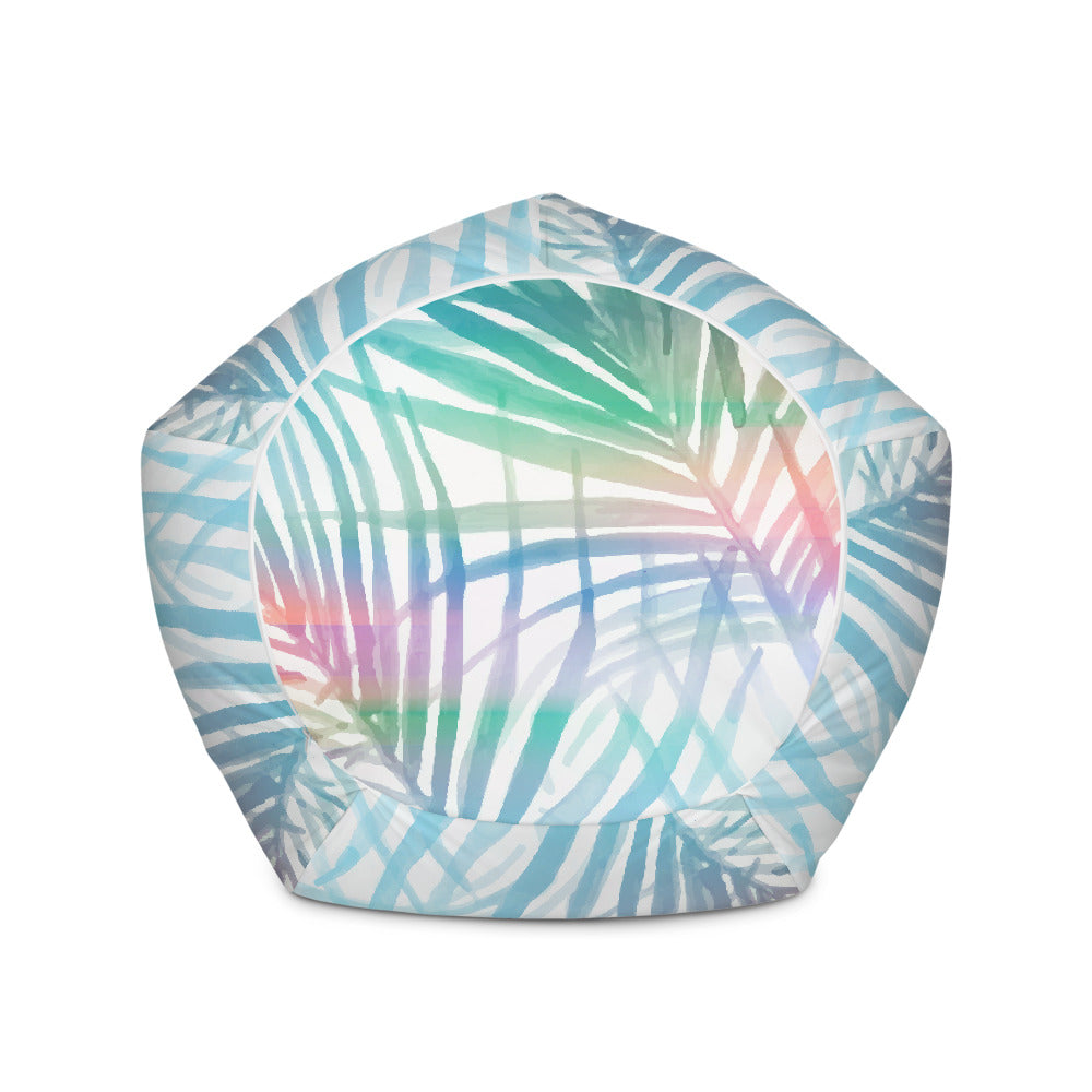 Palm Tree Cool Down Bean Bag Chair w/ filling-Bean Bag-Digital Rawness