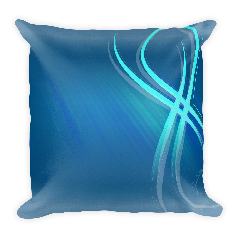 Swirl Premium Throw Pillow Set Digital Rawness