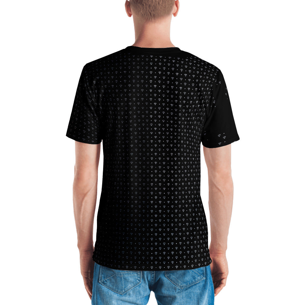 Diamond In The Ruff Men's Black Tee-Graphic Tee-Digital Rawness
