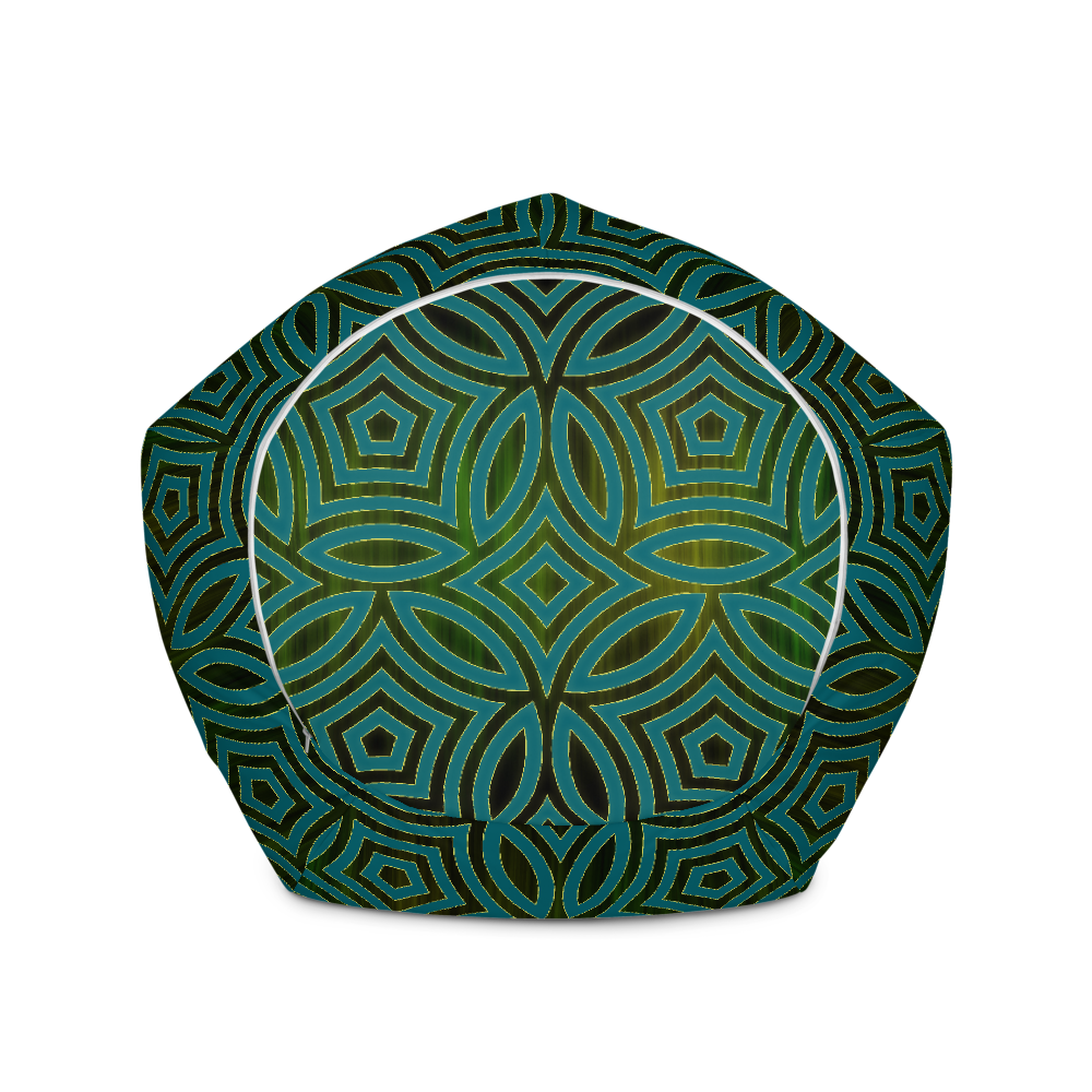 Greenery Bean Bag Chair w/ filling-Digital Rawness