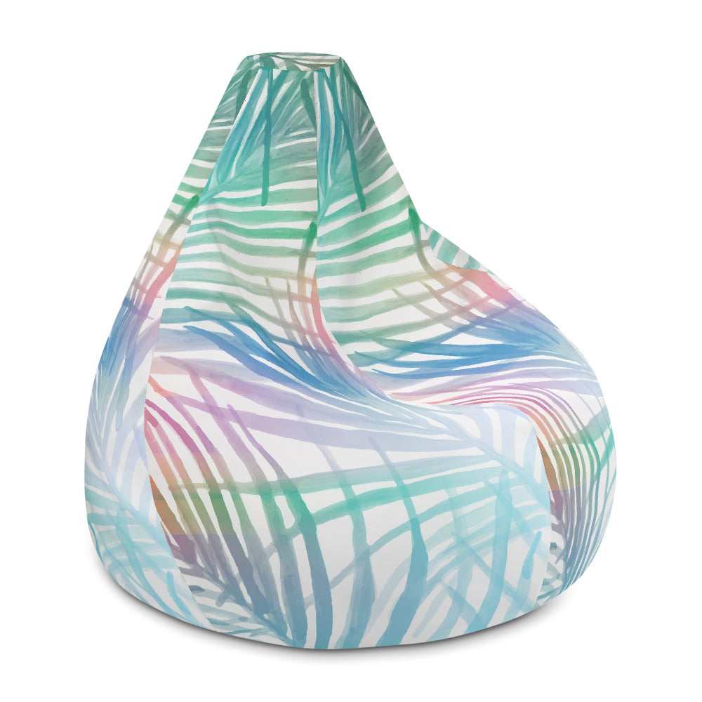 Palm Tree Cool Down Bean Bag Chair w/ filling-Bean Bag-Digital Rawness