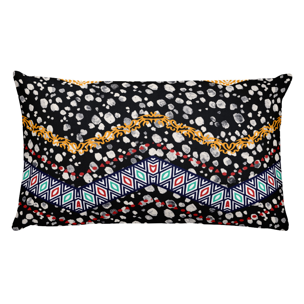 Decorative Throw Pillow Set Digital Rawness