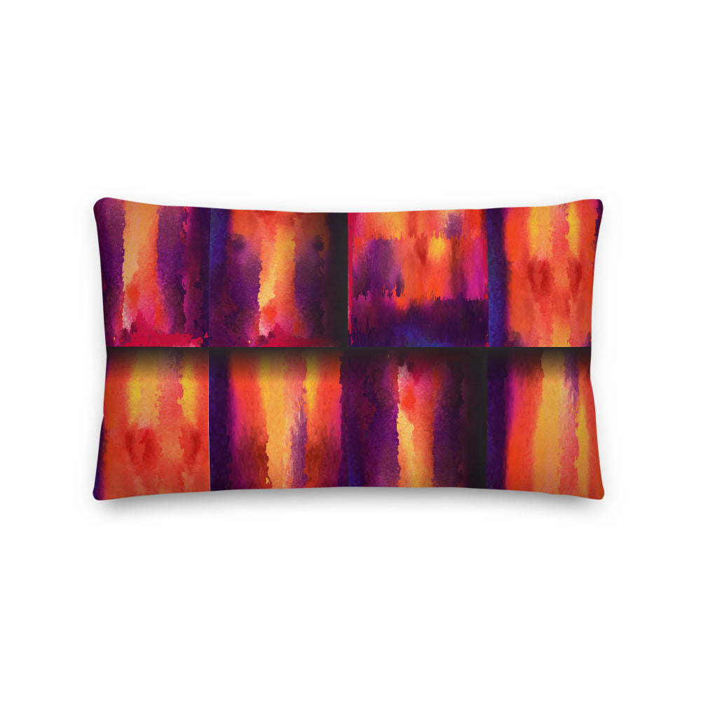 Premium Throw Pillow Set Digital Rawness