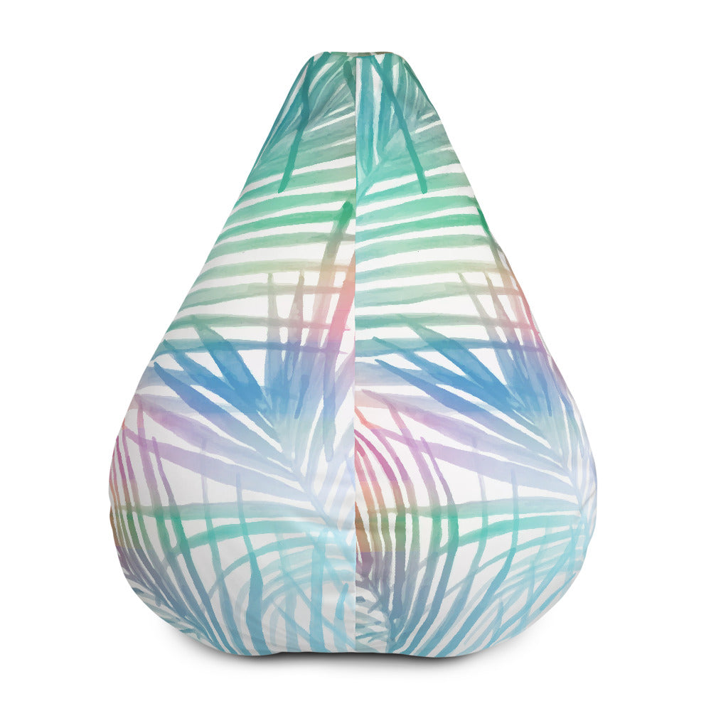 Palm Tree Cool Down Bean Bag Chair w/ filling-Bean Bag-Digital Rawness