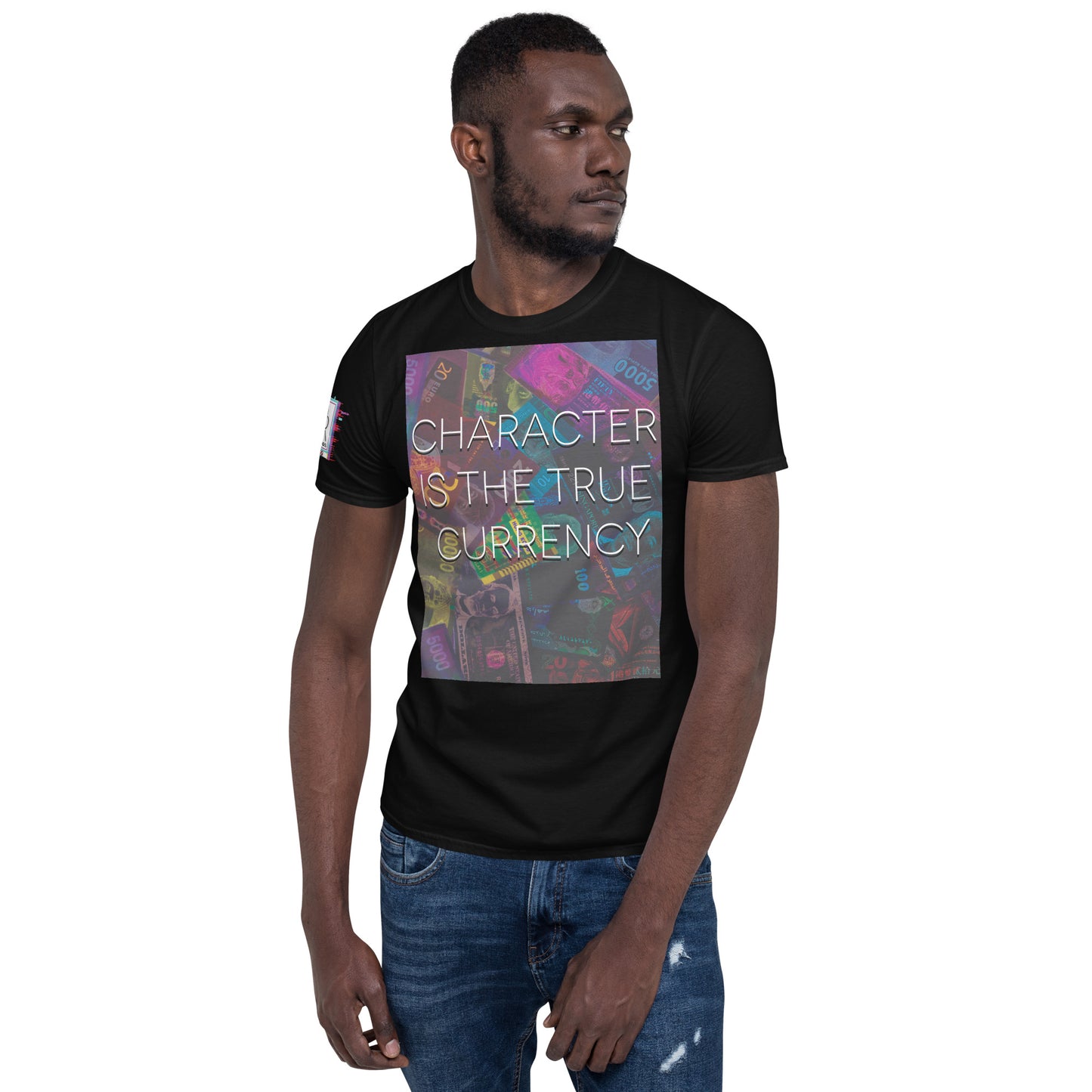 True Currency Graphic T-Shirt-Self Esteem Shirt-Digital Rawness