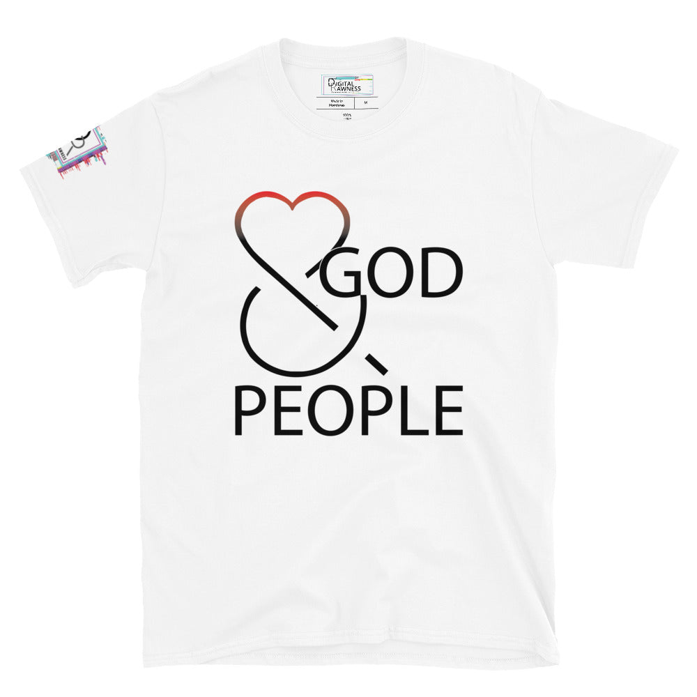 Love GOD and Love People Unisex Christian Shirt-Digital Rawness