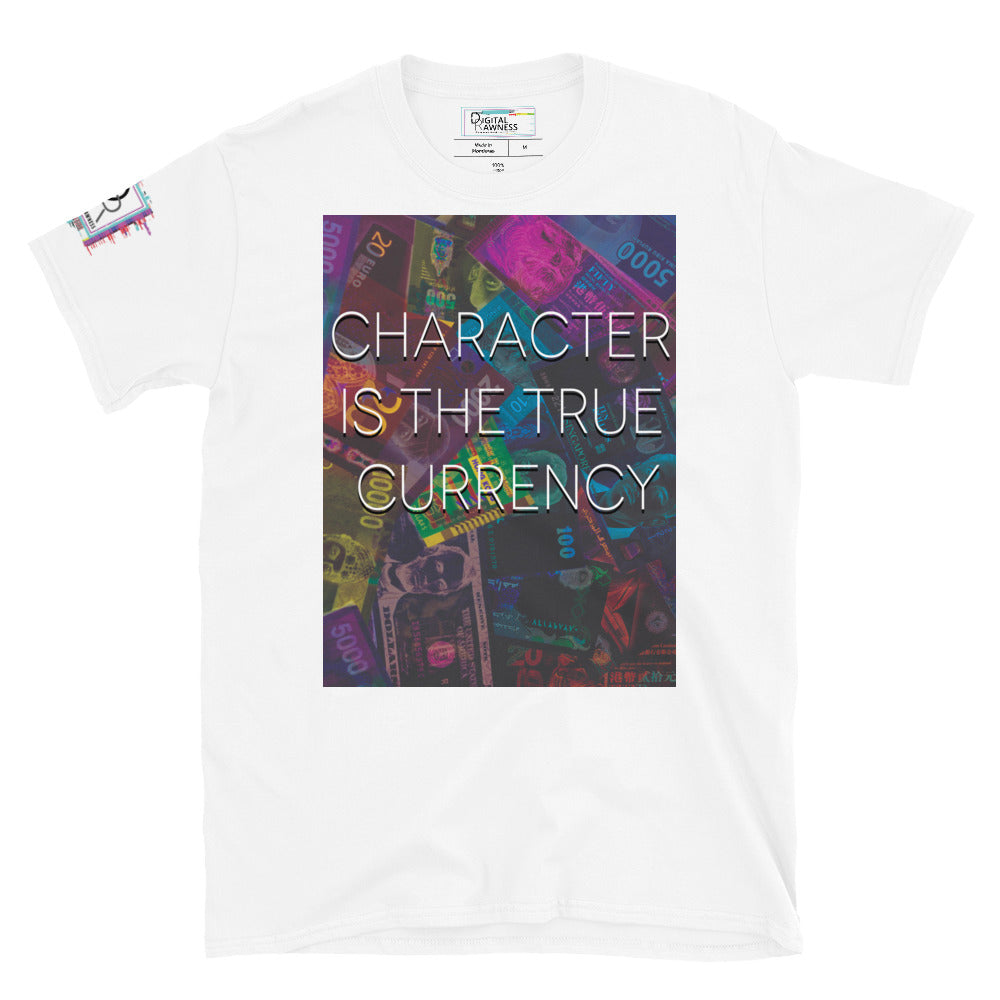 True Currency Graphic T-Shirt-Self Esteem Shirt-Digital Rawness