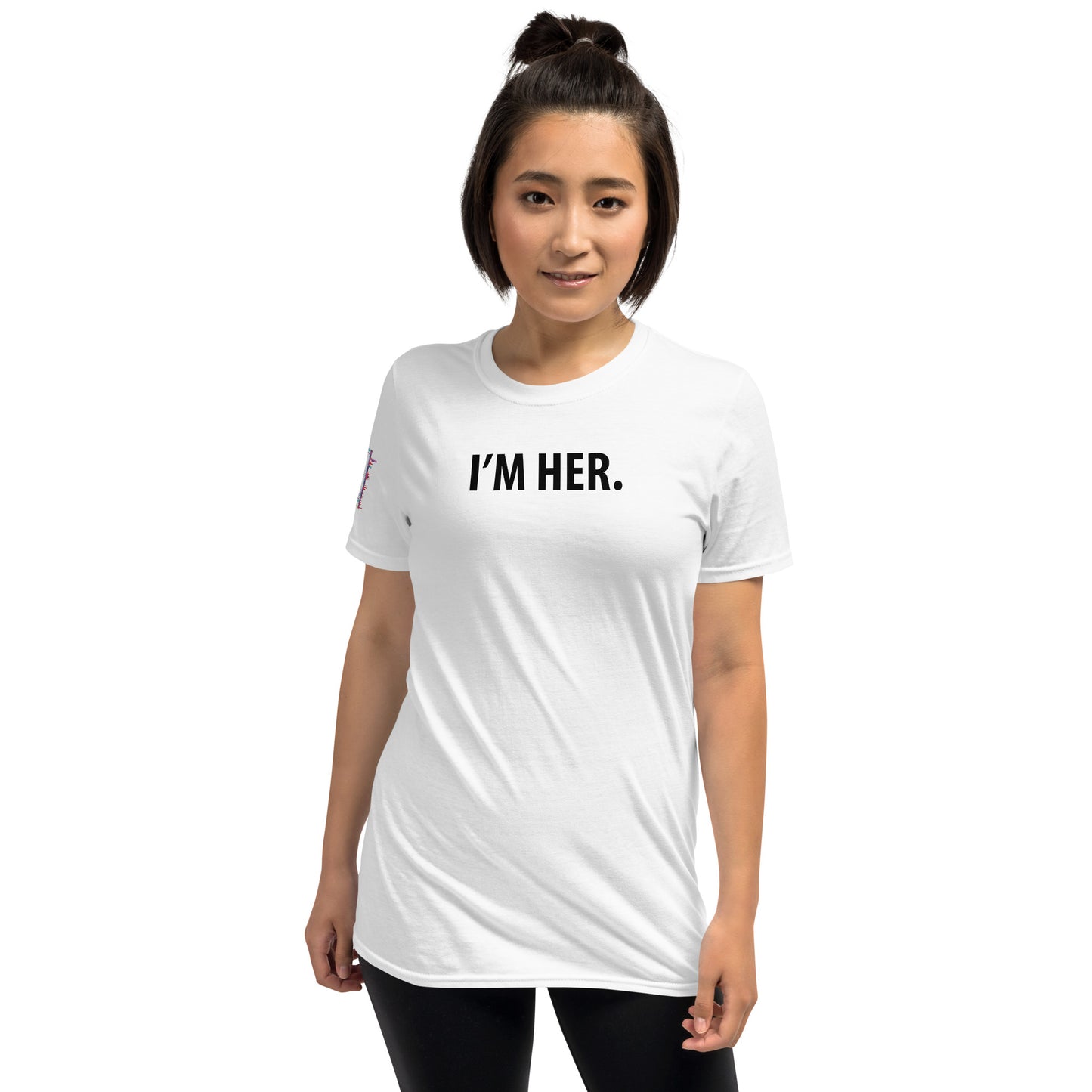 I'm Her Period. Women's Graphic T-Shirt (White)-Self Esteem Shirt-Digital Rawness