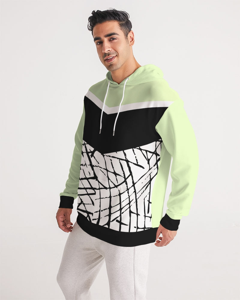 Black Line Pop Men's Hoodie-cloth-Digital Rawness