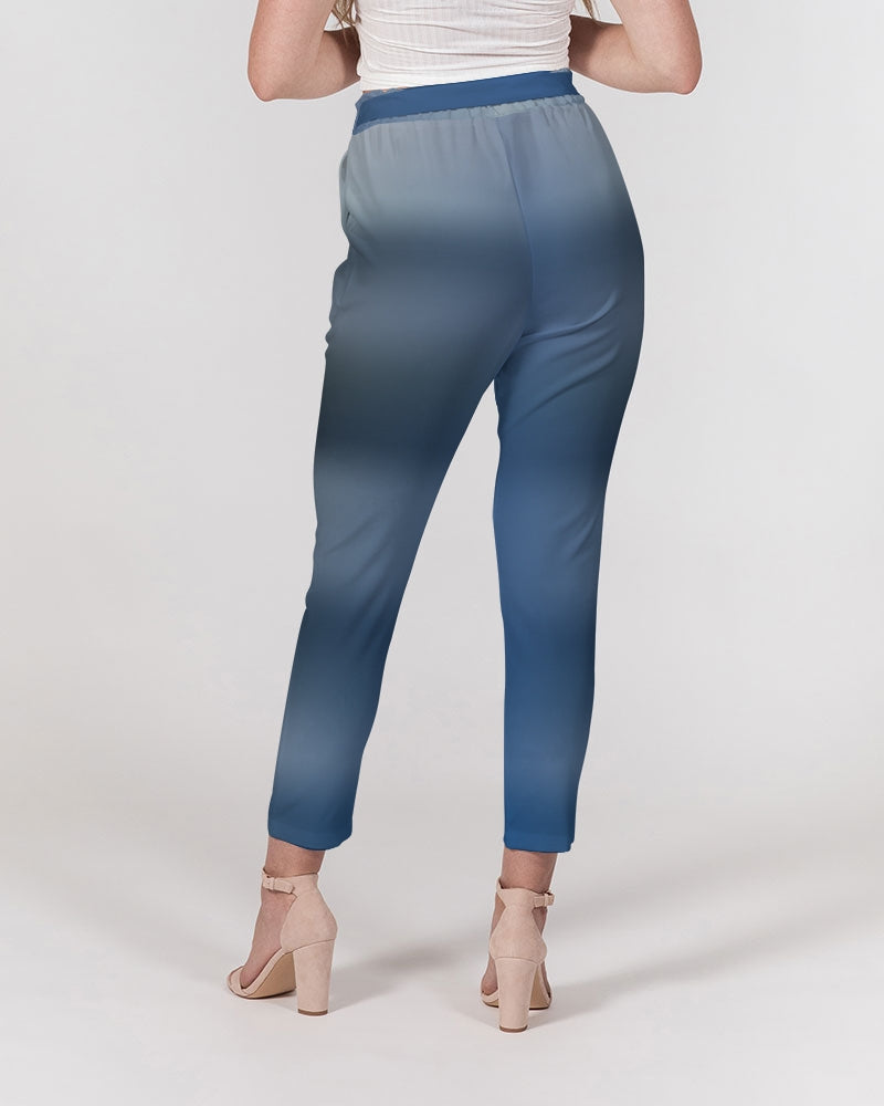 Women's Tapered Pants - Shaded Blue - Digital Rawness