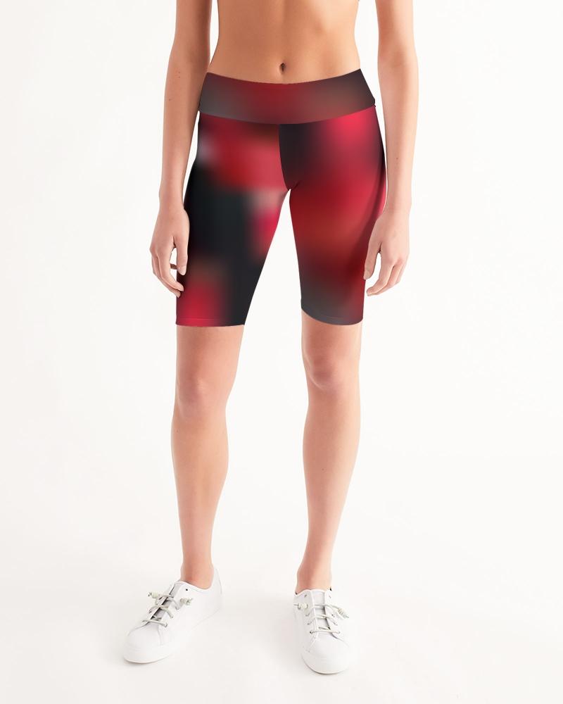Cherry Bomb Women's Bike Shorts Leggings-cloth-Digital Rawness