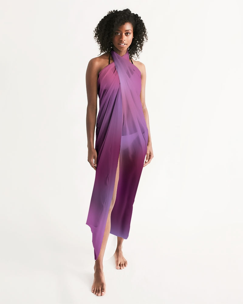 Plum Fade Swimsuit Sarong Wrap-accessories-Digital Rawness