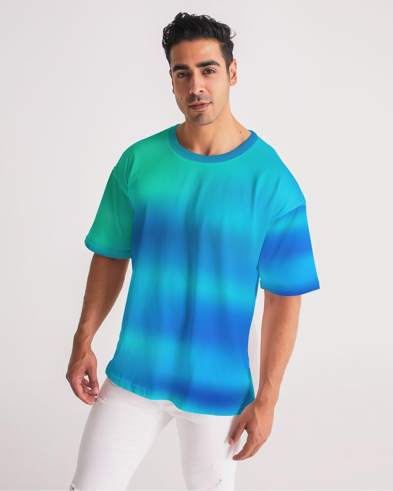 Ocean Shore Blues Men's Shirt-cloth-Digital Rawness