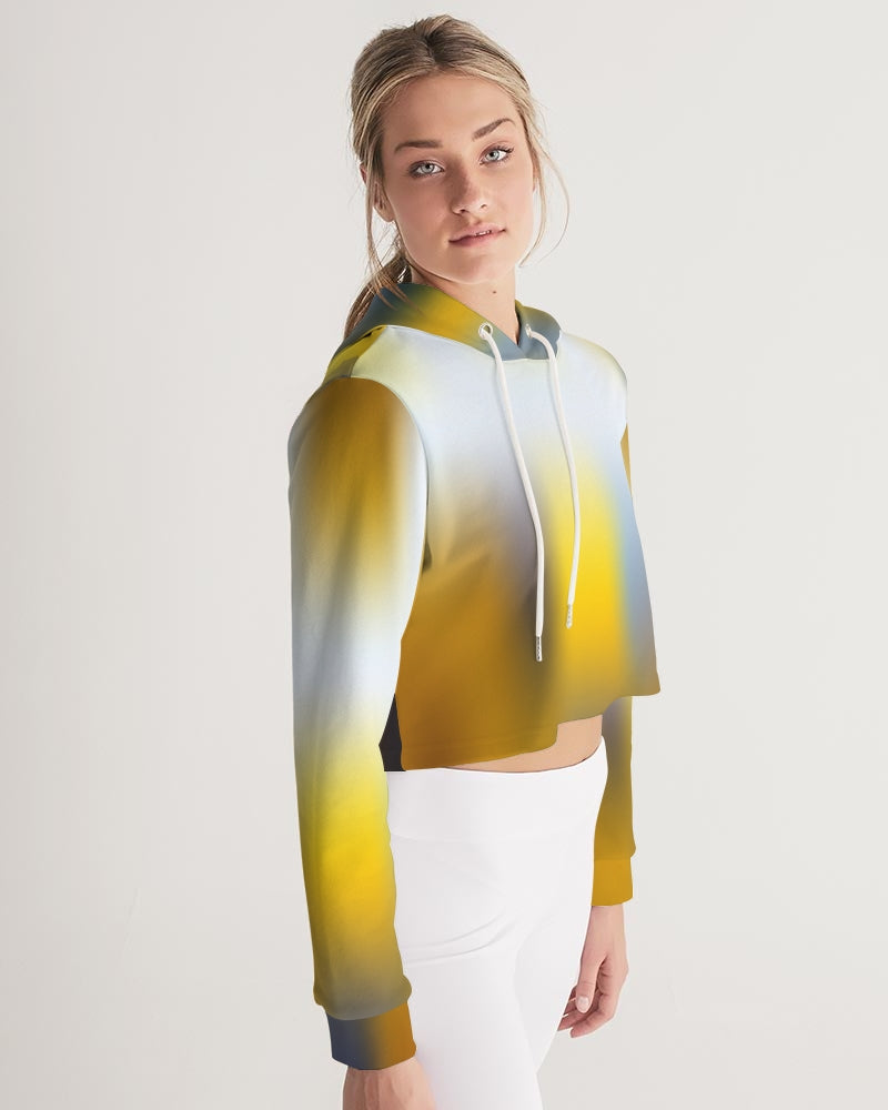 Sun Dust Cropped Women's Sweatshirt-Digital Rawness