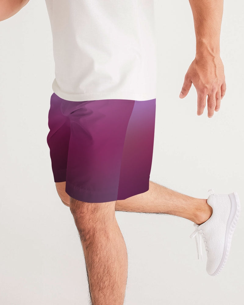 Palm Fade Men's Jogger Shorts-cloth-Digital Rawness
