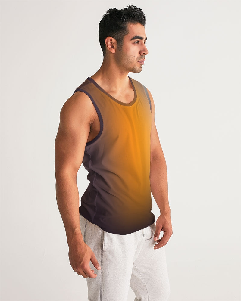 Orange Men's Tank-cloth-Digital Rawness